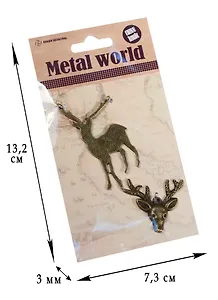 Шармы Олень (2шт.) (металл) (73х133) (1101013)