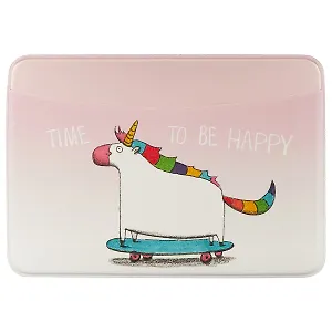 Чехол для карточек горизонтальный Time to be happy (Единорог) (ДКГ2018-18)
