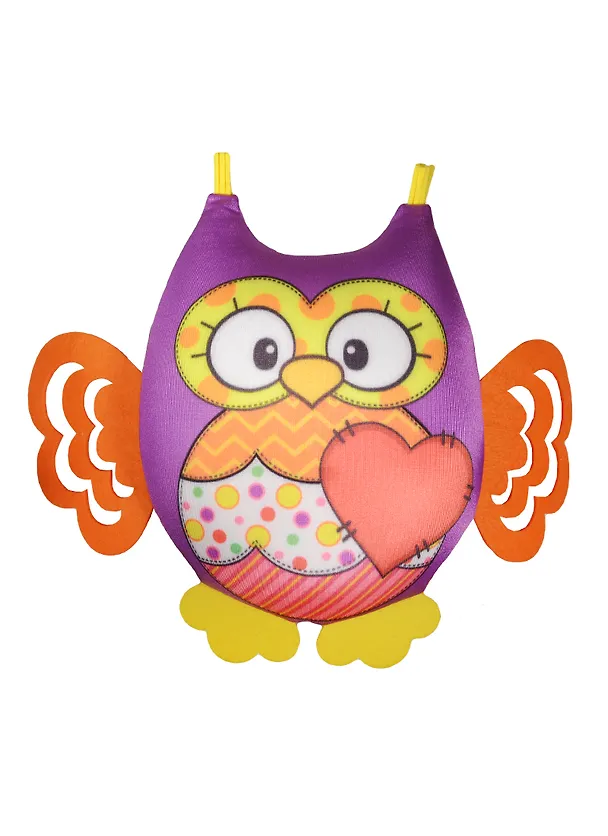 Игрушка антистресс Сова с сердцем (25см) (2964-1/СРН/25) 2502051 — 1