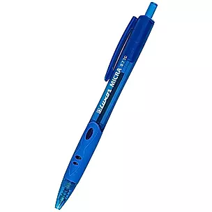 Ручка шариковая Luxor, Micra, автоматическая синяя 0,7 мм — 261642 — 1