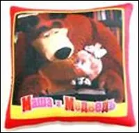 Подушка декоративная антистресс Маша и Медведь (2600/ЖЛ) (20 см)