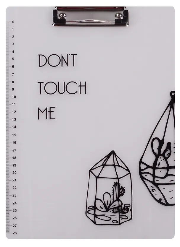 Планшет «Don't touch me», А4, пластик, в ассортименте 244997 — 4