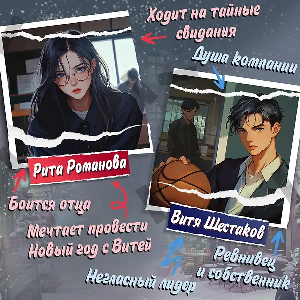 Книга Первые чувства. Искры снега (#2) (Ники Сью) — 8