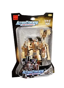 Робот-трансформер Mengbadi Танк-Агрессор (3306B) (стреляет) (стрела/2шт) (коричн.) (5+) (блистер)