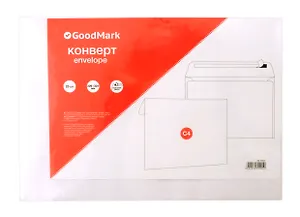 Конверт С4 (229*324) 25шт 90г, силик.лента GoodMark