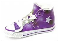 Копилка Кеды фиолетовая (002233)