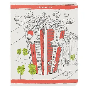 Тетрадь в клетку Academy Style, "Мир-кинотеатр", 48 листов, в ассортименте