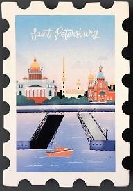 Магнит Марка. Санкт-Петербург 3011696 — 1