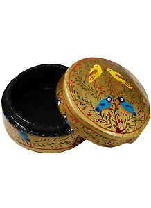 Шкатулка круглая картон Соловьи (6,5 см) (1158186)