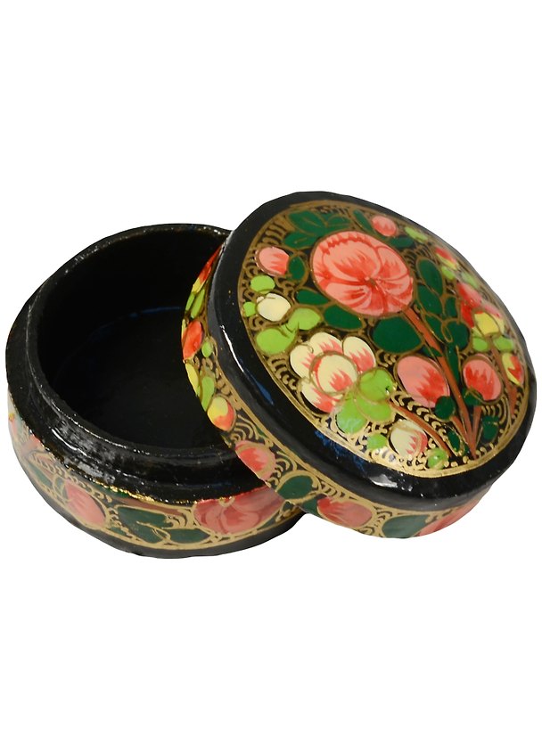 Шкатулка круглая картон Розовый куст (6,5 см) (1158180) 2567204 — 1