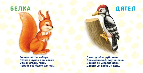 Книга Книжки-картонки. Лесные животные (Евгений Сосновский) — 2