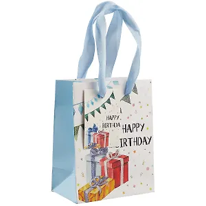 Пакет А6 14*11*6 Birthday Party нейтр., бум.мат.ламинат