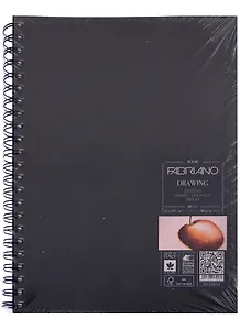 Блокнот для зарисовок 21*29,7см 60л "Drawingbook" спираль, 160г/м2, Fabriano 