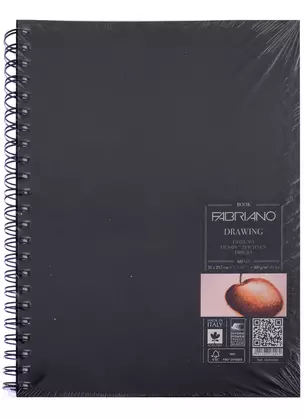 Блокнот для зарисовок 21*29,7см 60л "Drawingbook" спираль, 160г/м2, Fabriano — 2932146 — 1