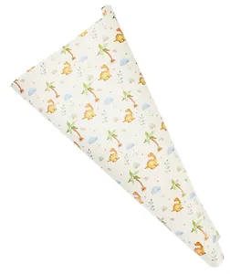 Бумага упаковочная 70*100см "Динозаврики" глянц., инд.уп.