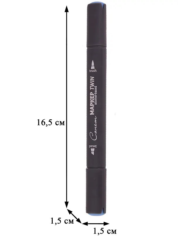 Маркер художественный "Сонет" Twin Brush ярко-голубой, Сонет 262828 — 4