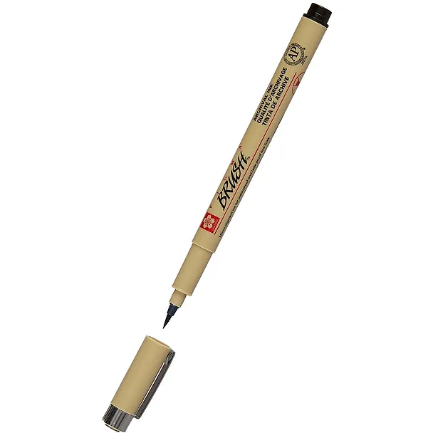 Ручка-кисточка капиллярная Pigma Brush Черный, Sakura 249890 — 2