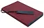 Ежедневник недат. А5 160л 146х211 мм "Шеврет" бордовый, иск.кожа, мягкий переплет, блинт.тиснение, офсет, закладка, 2 ляссе, инд.уп — 3116645 — 2