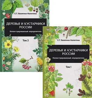 Книга Деревья и кустарники России: Иллюстрированный определитель. В двух томах (Евгения Валягина-Малютина)