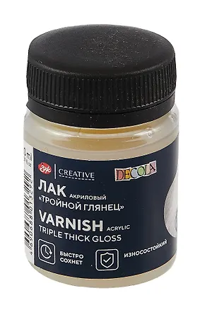 Лак акриловый 50мл "Декола" тройной глянец, ЗХК 3100378