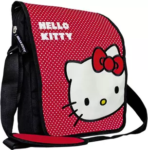 Сумка школьная "Hello Kitty" 30*32*7см с клапаном, на лямке, Премьера — 230357 — 1