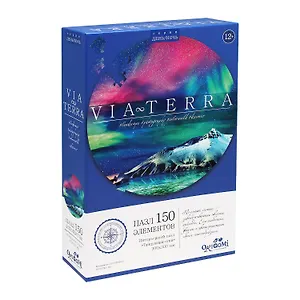 Пазл Via-Terra "Ночь. Танцующие огни", 150 элементов