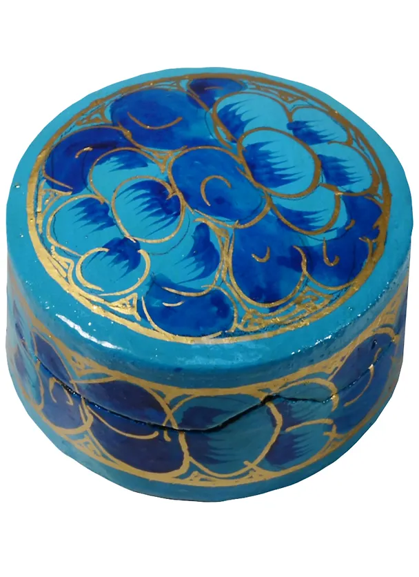 Шкатулка круглая картон Анемоны (6,5 см) (1158181) 2567205 — 2