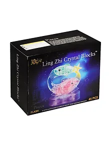 3D Crystal Puzzle Знаки Зодиака Рыбы со светом (9042A)
