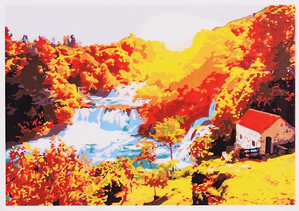 Картина по номерам Домик в живописном месте, 30*40 см. 2798309 — 3