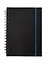 Записная книжка А6 80л кл. "Favorite Black. No 3" спираль, пласт.обл., резинка — 3091818 — 1