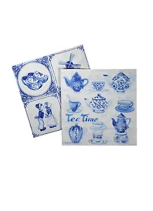 Набор салфеток для декупажа Гжель 2 (НСД2141) (2шт) (упаковка)