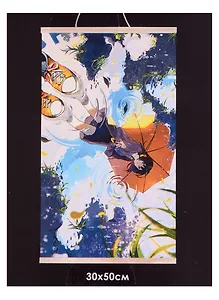 Набор для творчества "Картина по номерам на подвесе "Дождливый день". ПАННО. Аниме. 30x50 см