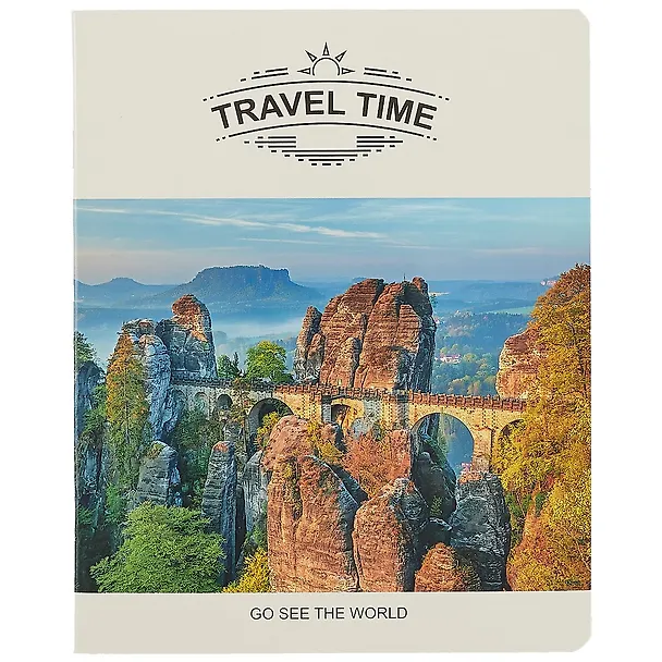 Тетрадь общая «Travel Time (природа)», 48 листов в линейку, А5, в ассортименте - Academy Style 251821 — 6