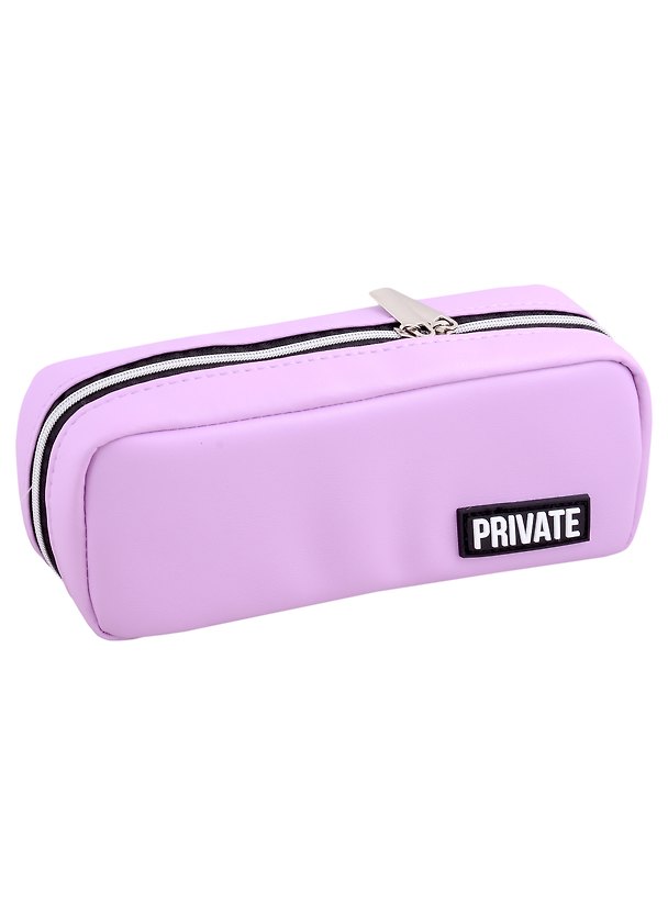 Пенал-косметичка "Private" сиреневый, 21х9х5 см 2953974 — 1