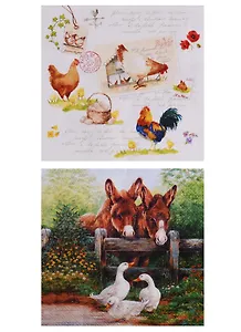 Набор салфеток для декупажа Ферма 2 шт. (13308745/CTLI) (упаковка)