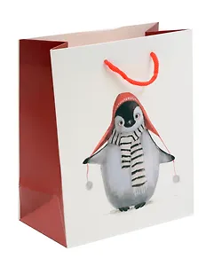 Пакет А5 23*18*10 "Пингвин. Basic" дет., бум.мат.ламинат