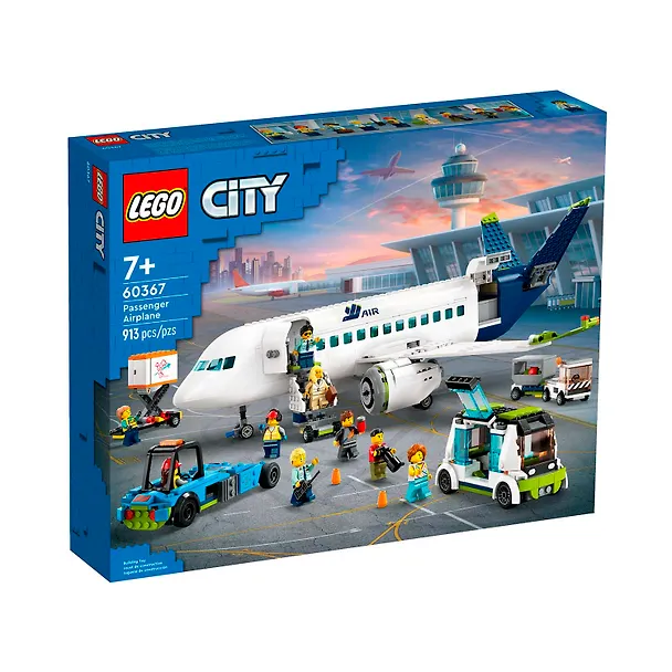 60367 Конструктор детский LEGO City Пассажирский самолет, 913 деталей, возраст 7+ 3165448 — 6