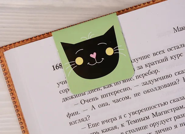Магнитные закладки «Funny cats», 4 штуки 2583215 — 3