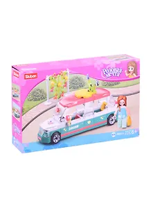 Конструктор пластиковый Sluban Розовая мечта. Лимузин