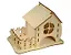 Чайный домик Лесовичка с заборчиком-1 (2160502) (21х12х15,5см) (игрушка из дерева) (упаковка) — 2508823 — 2