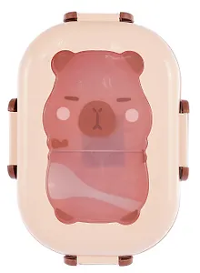 Ланч-бокс Капибара 1250мл (пластик) (21,5х14,5х7)