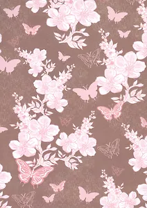 Бумага для скрапбукинга Цветник (118211) (64A-36630) (A4) (10л) (упаковка)