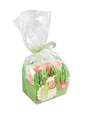 Набор салфеток Овечка в фетровой корзинке (3шт) (30х30) (830-002) 2418867