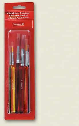 Кисти 06шт синтетика №0,2,4,6,8,10, блист., Brunnen 223200