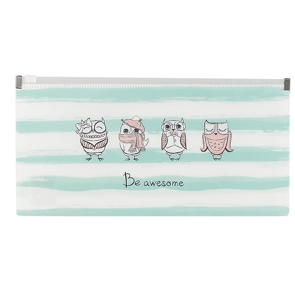 Папка на молнии «Travel. Совы. Be awesome» 247938 — 1