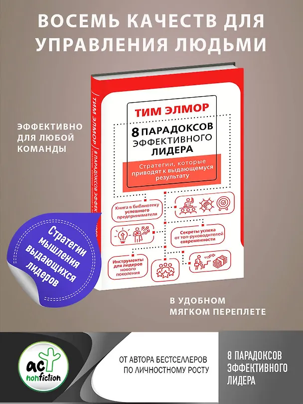 Книга 8 парадоксов эффективного лидера. Стратегии, которые приводят к выдающемуся результату (Тим Элмор) — 5