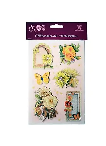 Набор д/творчества РУКОДЕЛИЕ Стикеры для декупажа цветы 3D