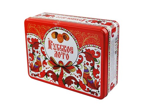 Лото «Русское Узоры» в жестяной коробке, Десятое королевство 335803 — 1
