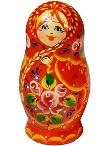 Матрешка 5 предм. "Узор", арт. С-6 (164)
