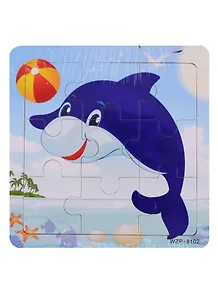 Развивающая рамка Дельфин, 15х15 см WZP-8102